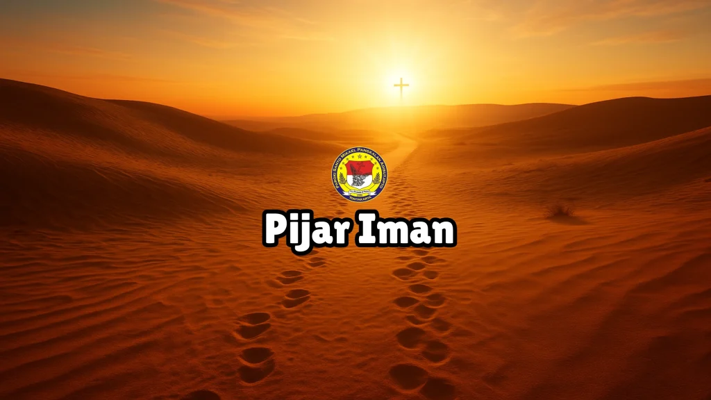 Jalan di padang gurun dengan cahaya harapan di ujungnya, melambangkan kesempatan kedua dalam hidup.